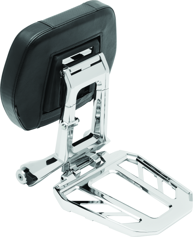 Kuryakyn Neo Driver & Passenger Backrest with Luggage Rack – Chrome Part 5746
