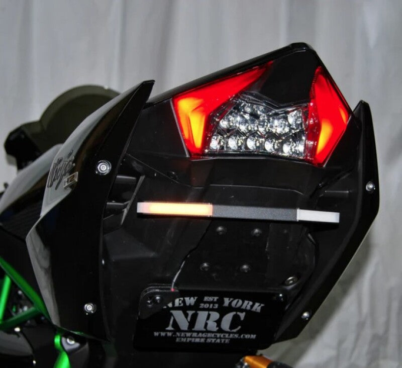 New Rage Cycles H2-FE Kawasaki H2 Fender Eliminator Kit with Bright LED Turn Signals