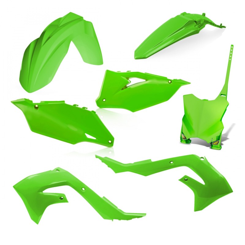 Cycra 21+ Kawasaki KX250F/X and 19-23 Kawasaki KX450F/X 5-Piece Replica Body Kit – OEM Color