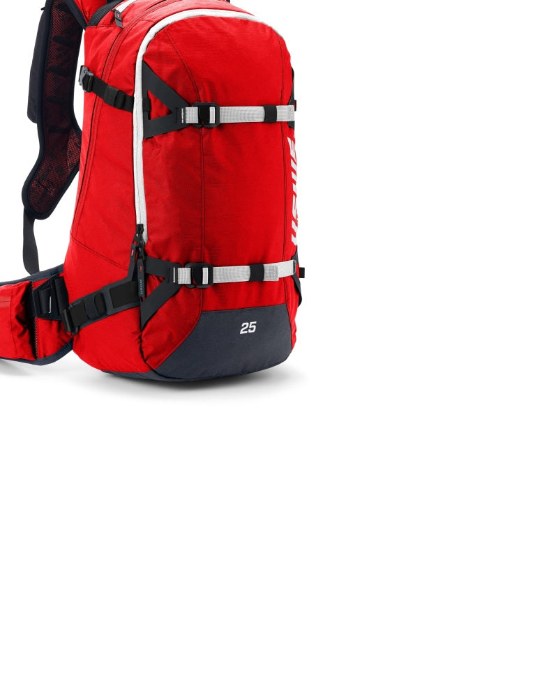 USWE Carve Winter Daypack 16L - Red | Zero Bounce Alpine Ski and Snowboard Backpack