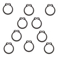 All Balls Racing Kawasaki KX60 Sprocket Retainer Kit - Pack of 10 Washers and Snap Rings