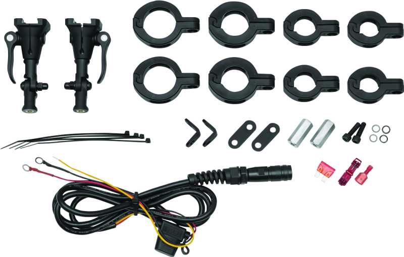 Kuryakyn Mount Kit for Wanderbar - Fits 7/8 inch to 1-1/2 inch Handlebars