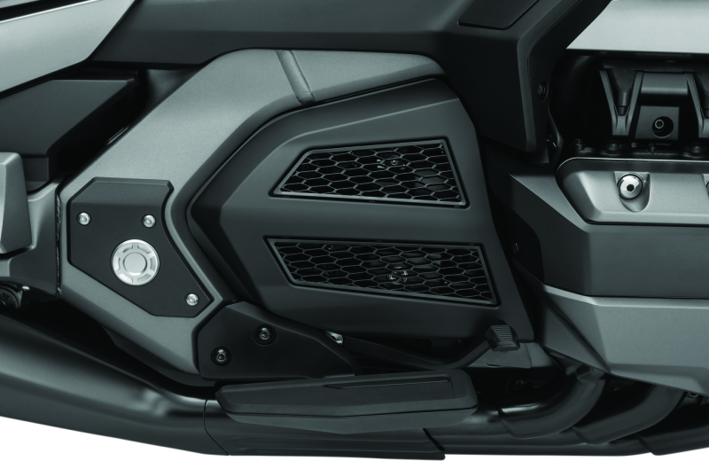 Kuryakyn Omni Transmission Covers for Honda GL1800 Gold Wing – Satin Black Part #3275