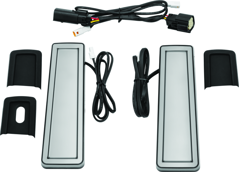 Kuryakyn Tracer Filler Panel Lights with Smoke Lens for Motorcycle Saddlebags Part #2953