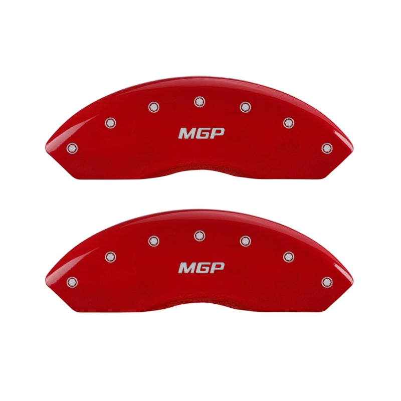 MGP 10244SMGPRD Red Caliper Covers for Ford Fusion 2019-2020 – Set of 4 with Engraved MGP Logo