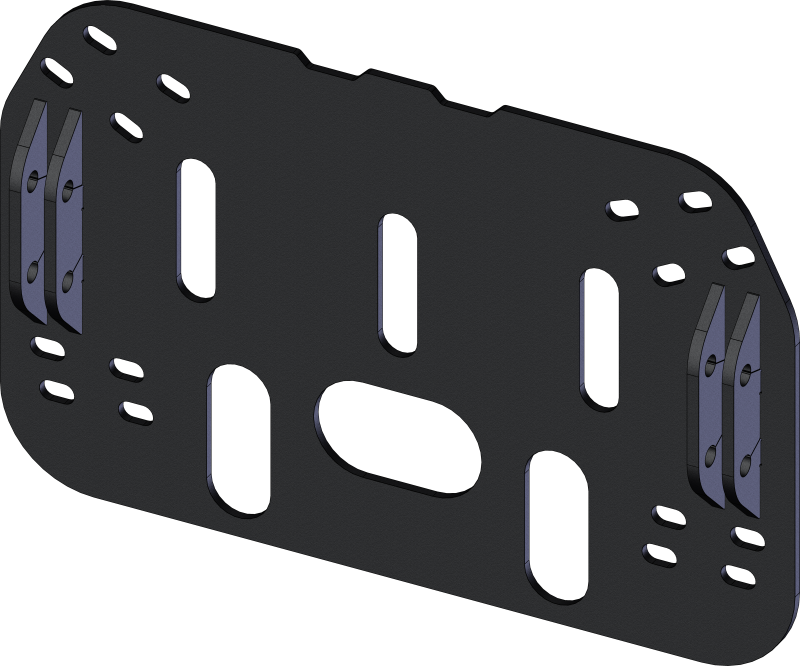 KFI 22+ CFMOTO CFORCE 400/500 -G2 and Yamaha 450 Kodiak ATV Plow Mount Part 106490