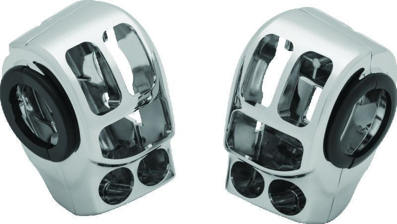 Kuryakyn Chrome Switch Housings for Harley Davidson Touring Models – Part 1748