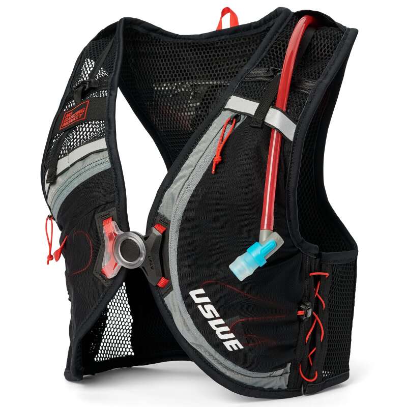 USWE Rush Bike Hydration Vest 8L Black/Grey – Small