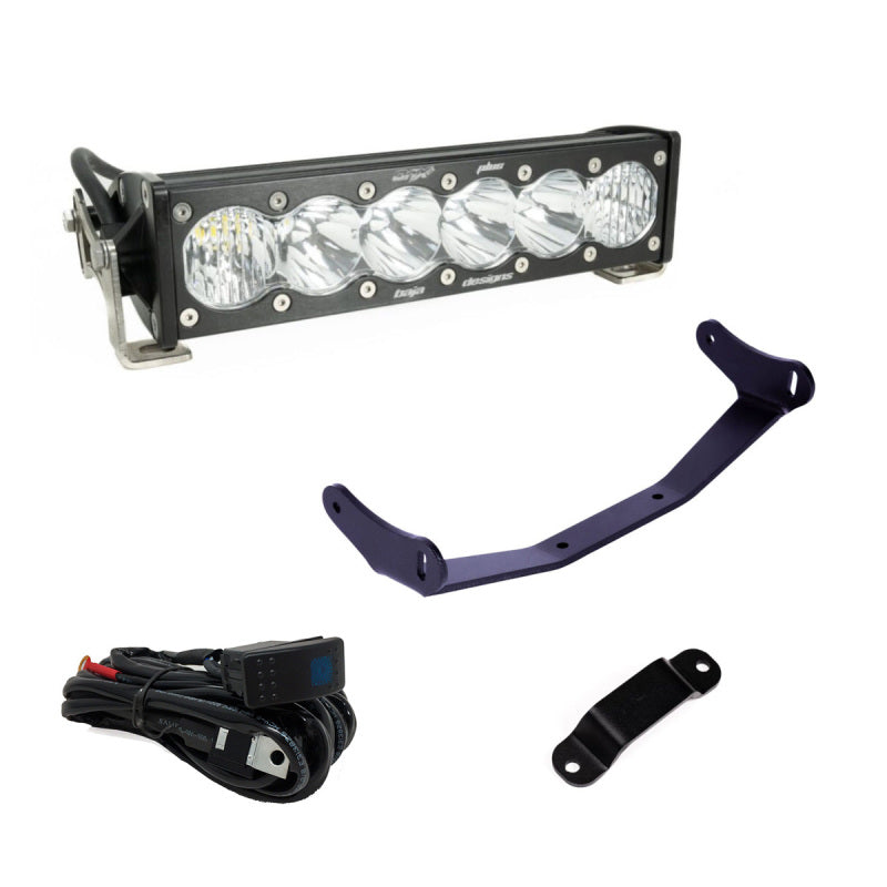 Baja Designs Can-Am Maverick R Clear 10-inch OnX6+ Shock Tower Kit