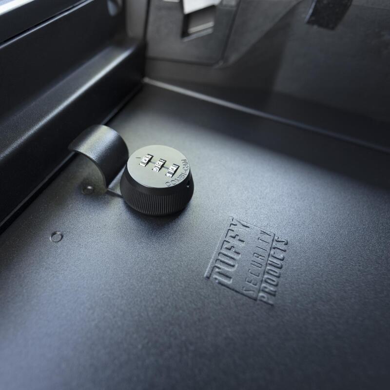 Tuffy Products Console Safe with Combo Lock for Ford F-Series Flow-Thru Console (2015-2024 F-150, 2017-2024 F-250/350 Super Duty)