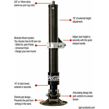 Manual Jack 2.0 with Universal Hook