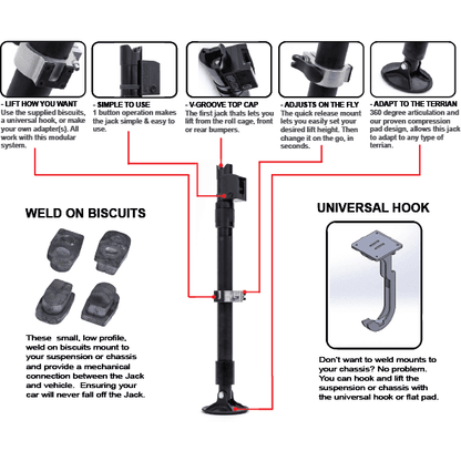 Manual Jack 2.0 with Universal Hook
