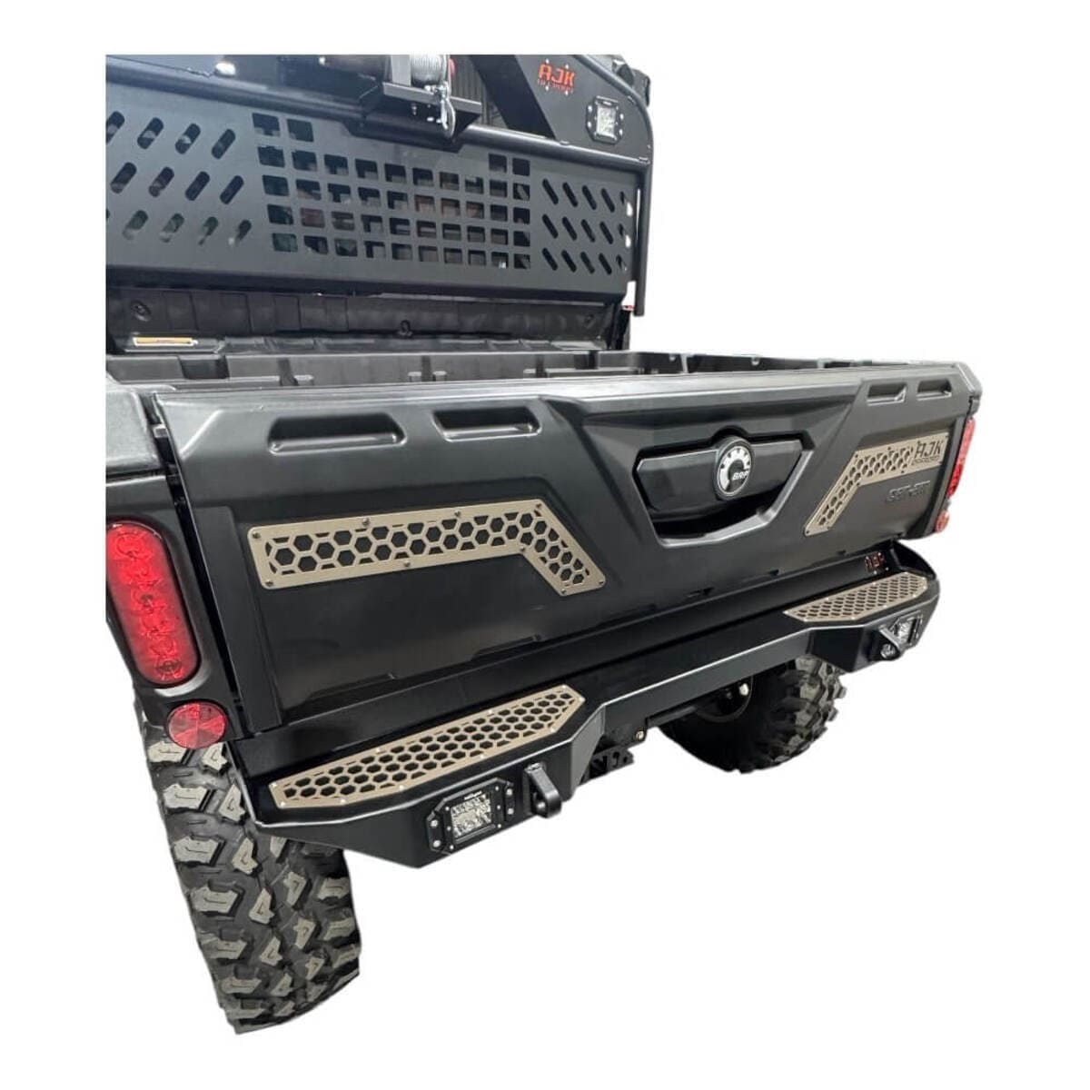 AJK Offroad Can-Am Defender HD10 Tailgate Accents