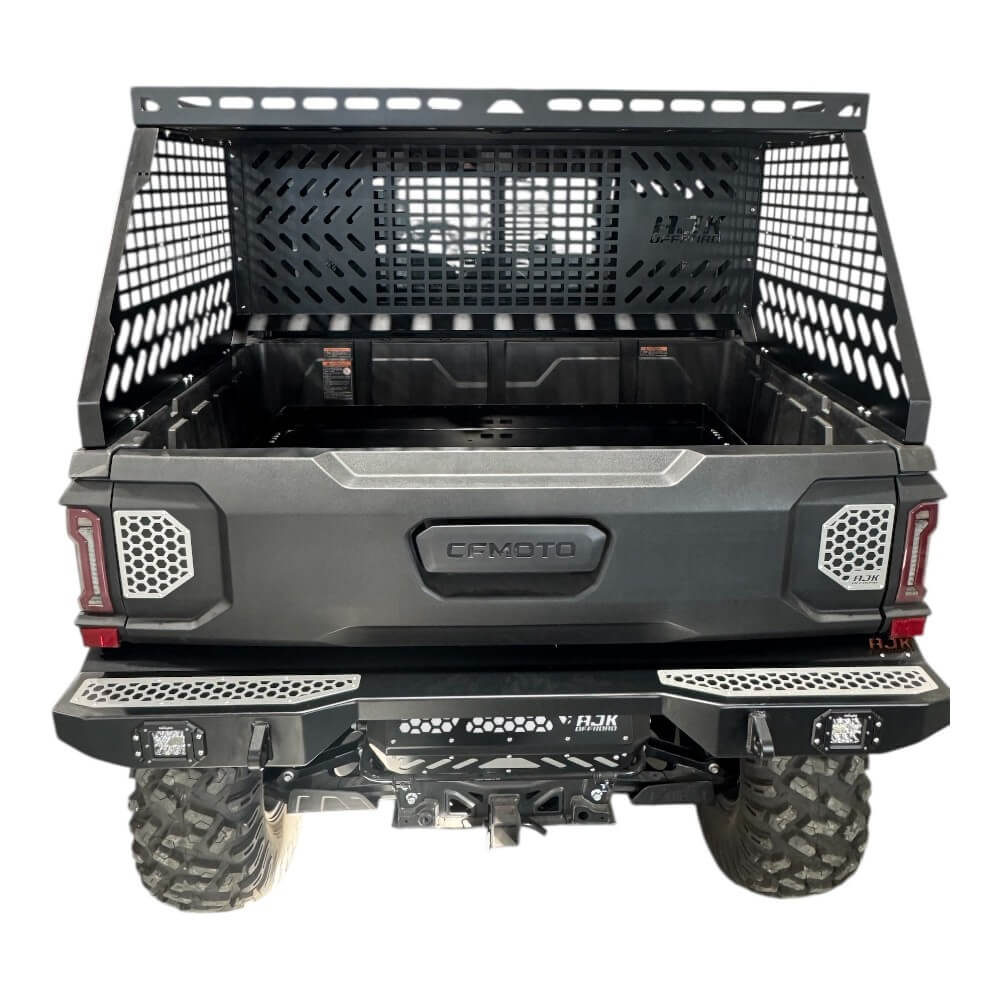 AJK Offroad CF Moto UForce U10 Tall Bed Rack w/ Enclosure