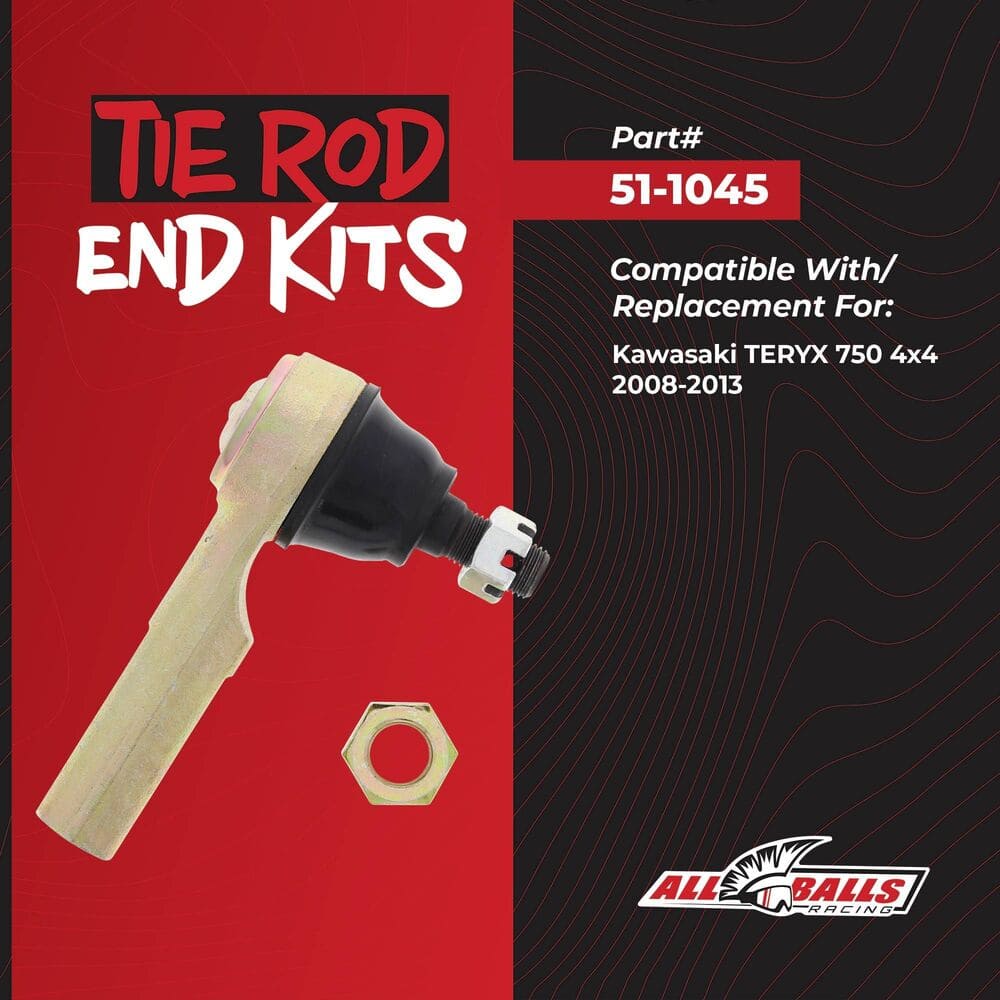 All Balls Racing '08-'13 Kawasaki Teryx 750 Tie Rod Outer End Kit