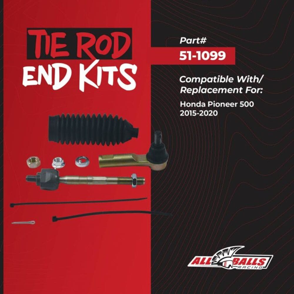 All Balls Racing '15-'23 Honda Pioneer 500 Left Tie Rod End Kit