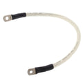 All Balls Racing 15" Clear Battery Silver Cable with 1/4" & 5/16" Lug Terminal