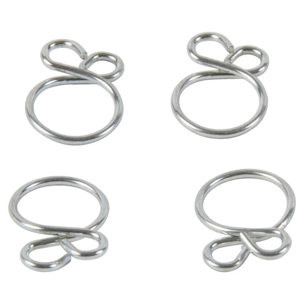 All Balls Racing 4 Pack Hose Clamps - 9.7mm