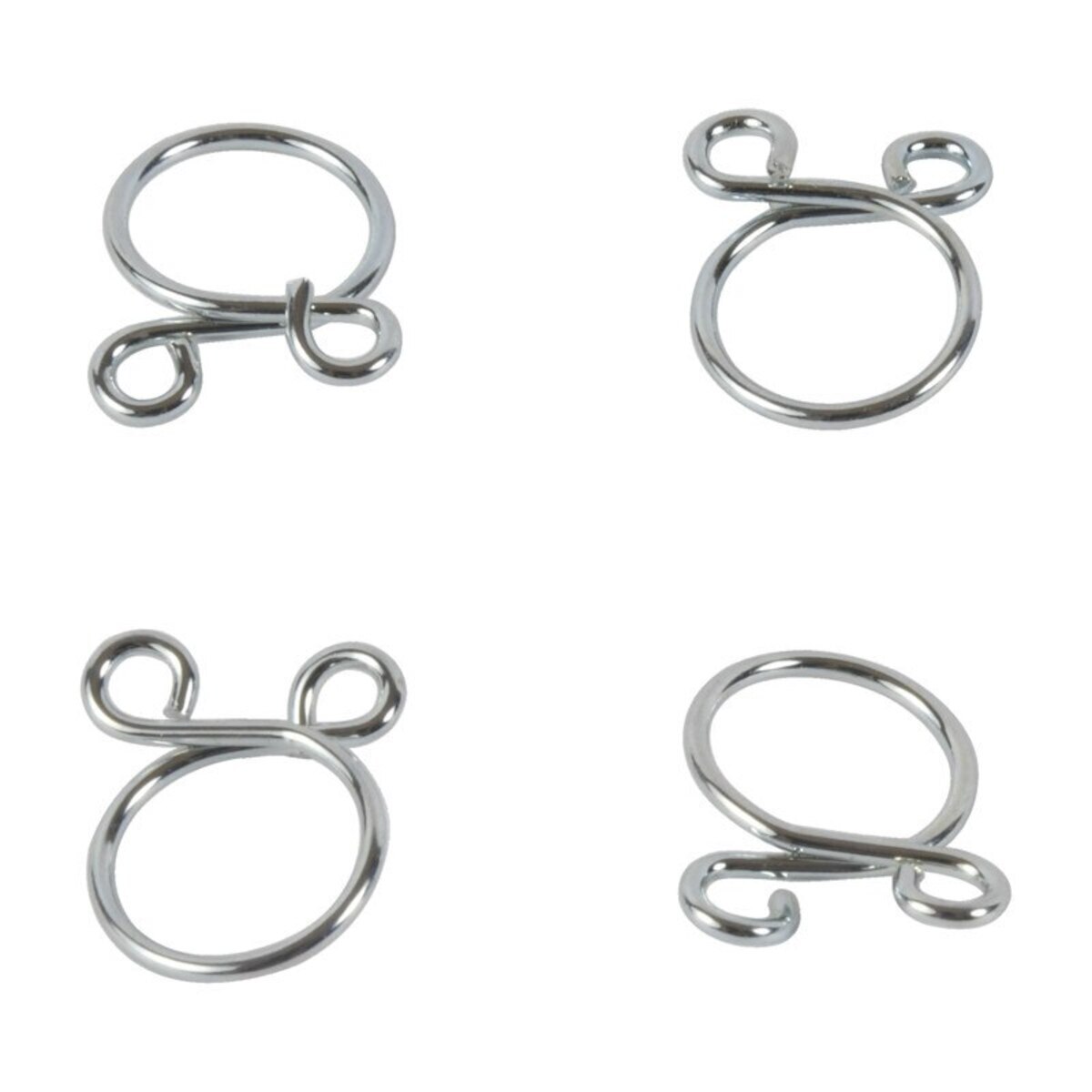 All Balls Racing 4 Pack Hose Clamps - 9.8mm