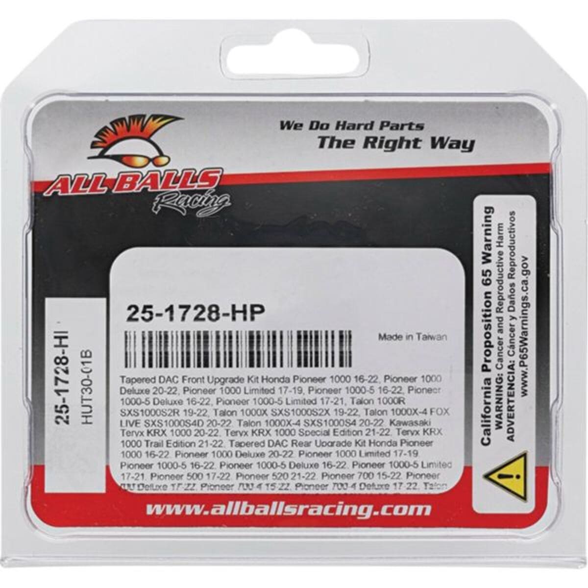 All Balls Racing Honda Pioneer 700 Tapered DAC Wheel Bearing