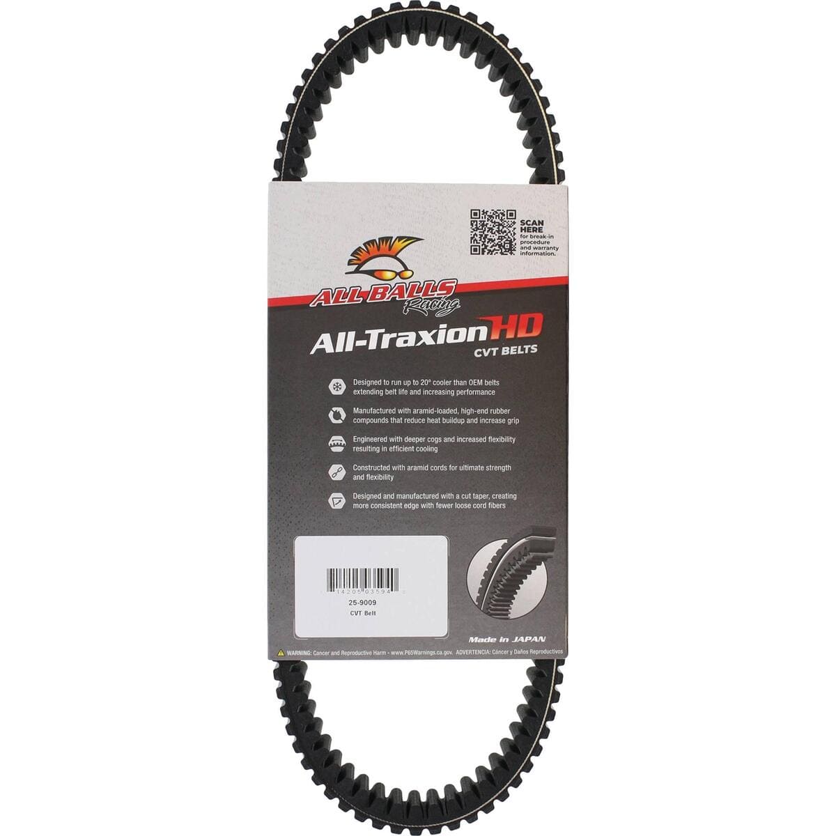 All Balls Racing Polaris Ranger 900D CVT Belt