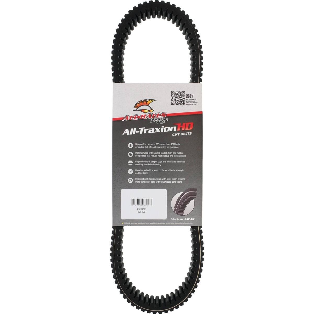 All Balls Racing Polaris RZR Pro R CVT Belt