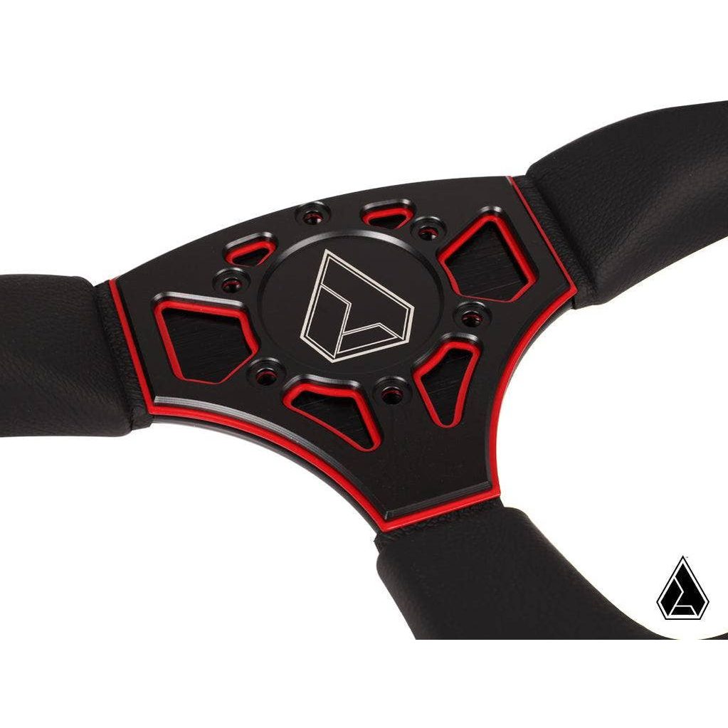 Assault Industries 350R Leather Steering Wheel - Universal