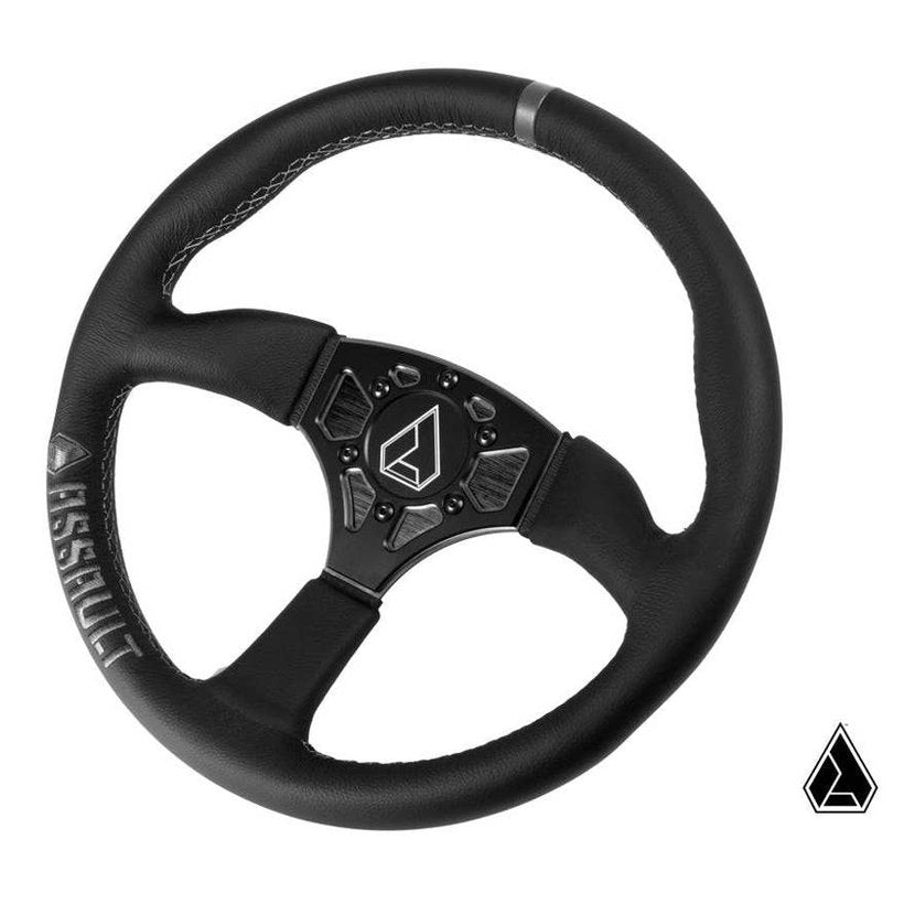 Assault Industries 350R Leather Steering Wheel - Universal