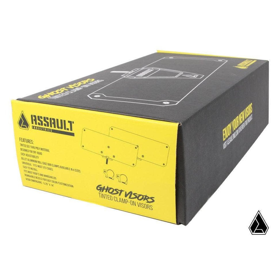 Assault Industries Ghost Tinted Sun Visors - Set of 2