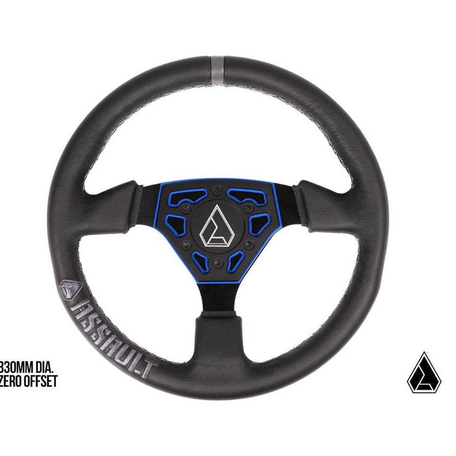 Assault Industries Navigator Leather UTV Steering Wheel - Universal 