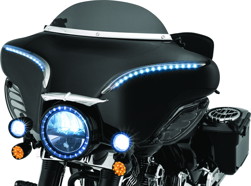 Kuryakyn Smooth Windshield Trim for Harley Davidson Touring Models (2008-2011)