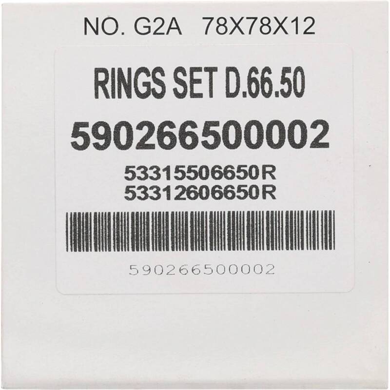 Vertex Pistons 66.500mm Piston Ring for Yamaha YFZ350 Banshee (1987-1996) – Durable Nitride Coated or Chrome Plated Performance Part