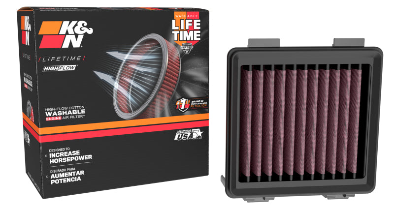 K&N Engineering Part KT-2412 Replacement High-Flow Air Filter for KTM and Husqvarna Motorcycles