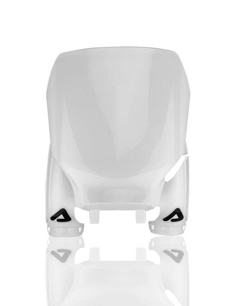 Acerbis 23+ Yamaha YZ250F/YZ450F/FX Front Number Plate - Raptor 2 in White