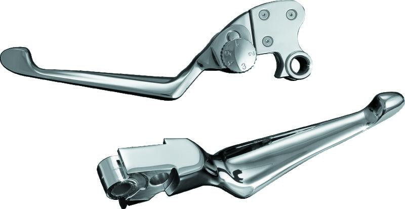 Kuryakyn Boss Blades with Adjustable Clutch for Harley Davidson 96-Up - Chrome