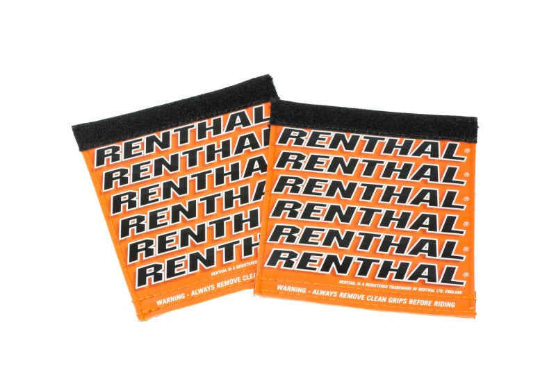 Renthal Team Clean Grip - Orange, White & Black for Motorcycles
