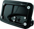 Kuryakyn Curved Horizontal Mount Side License Plate Holder for Motorcycles - Gloss Black Part #3125