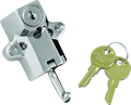 Kuryakyn Universal Helmet Lock for 7/8 inch to 1 1/4 inch Mounts in Chrome