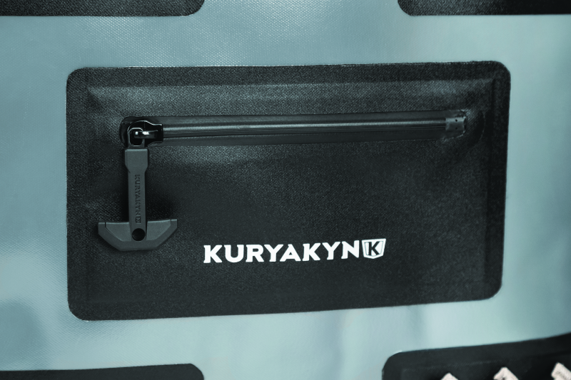 Kuryakyn Torke 24L Solo Dry Pannier – Waterproof Motorcycle Storage Bag with Removable Support Structure