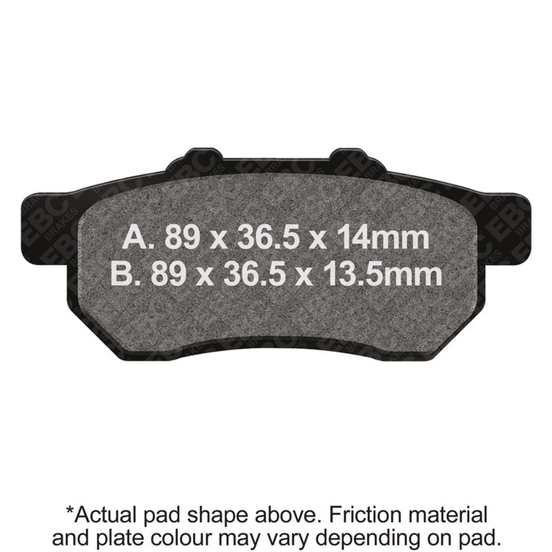 EBC Powersports Carbon X FA479X Brake Pads for Honda MUV 700 Big Red (2009-2013) Rear