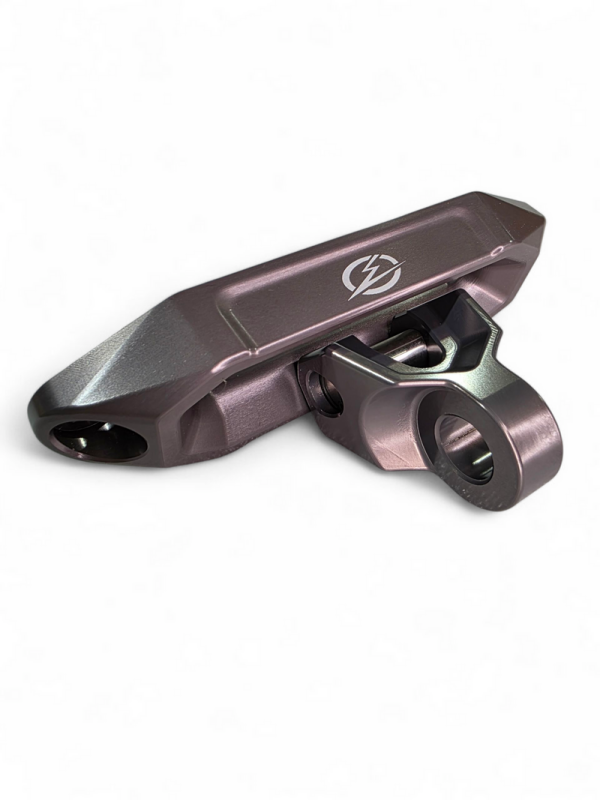 Elektric Offroad Winch Hawse Fairlead and Hook Combo - Anodized Gun Metal for Synthetic Rope Winches