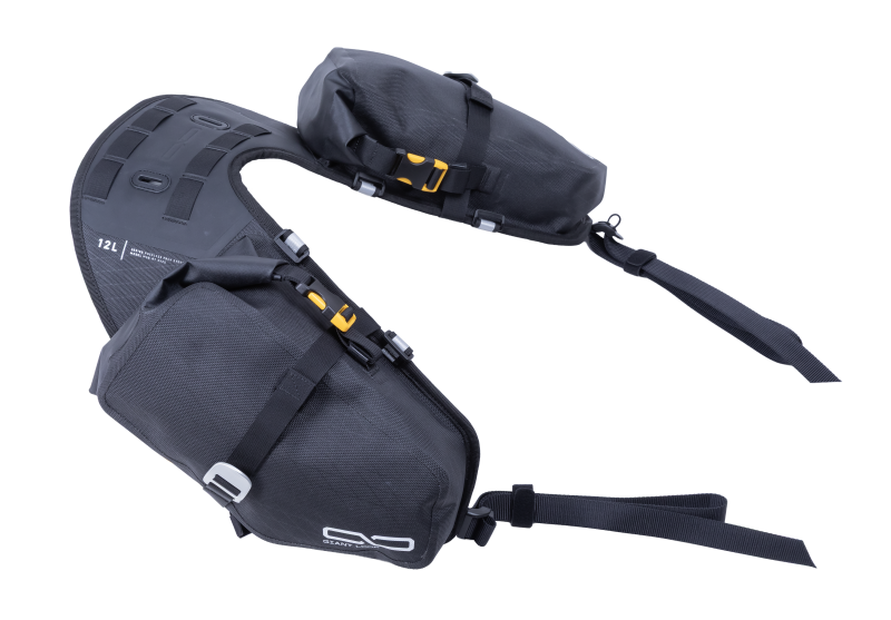 Giant Loop MoJavi Saddlebag 12L in Black - Durable Powersports Storage Solution
