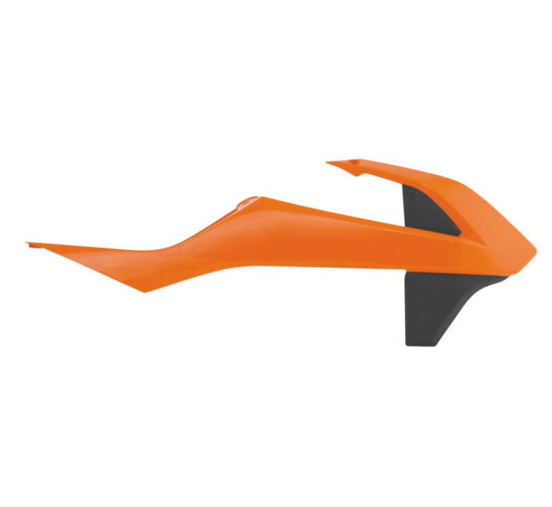 Acerbis Radiator Shroud for KTM SX85 and GasGas MC85 - 16 Orange/Black