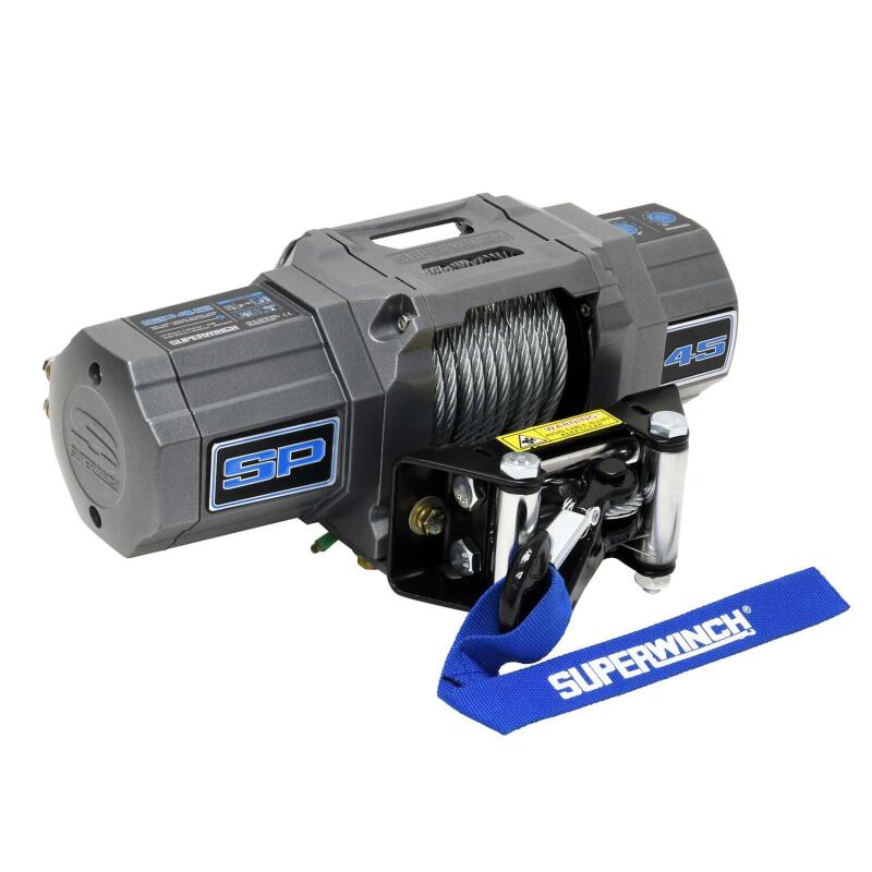Superwinch SP 45 4,500 lbs. 12V DC Off-Road Winch with Steel Rope and Roller Fairlead