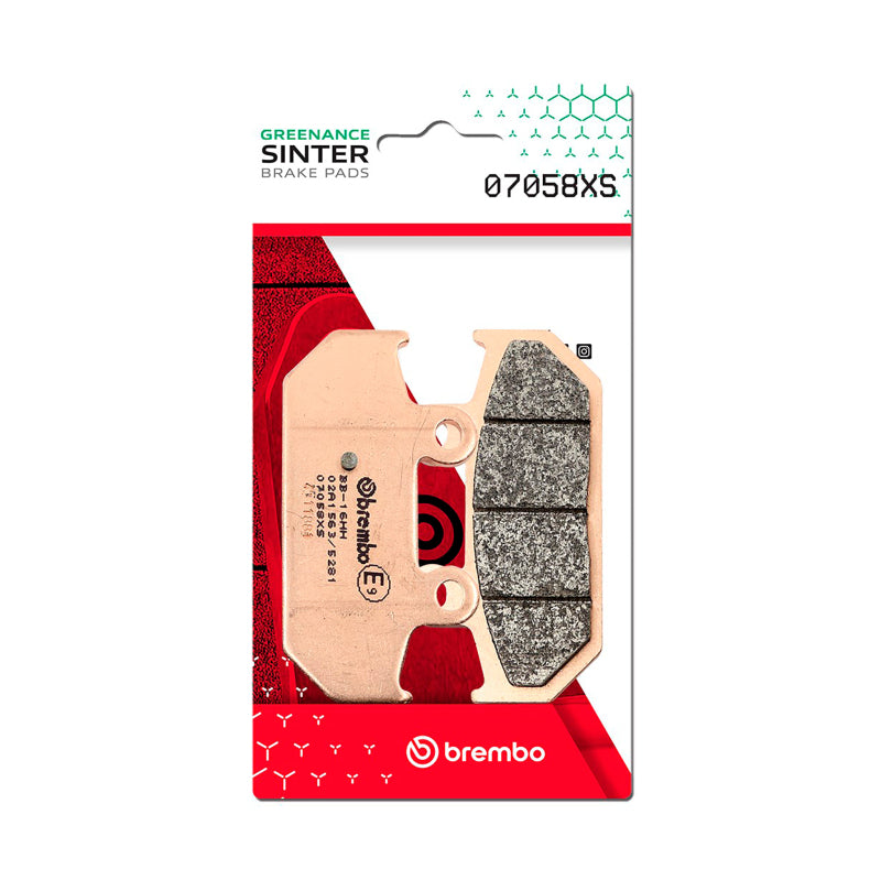 Brembo OE Powersports 07058XS Rear Brake Pad for Suzuki AN Burgman 400cc and 650cc Models