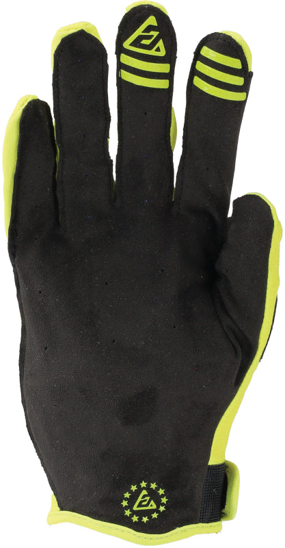 Answer Ascent Gloves Hyper Acid/Black - XS for Powersports