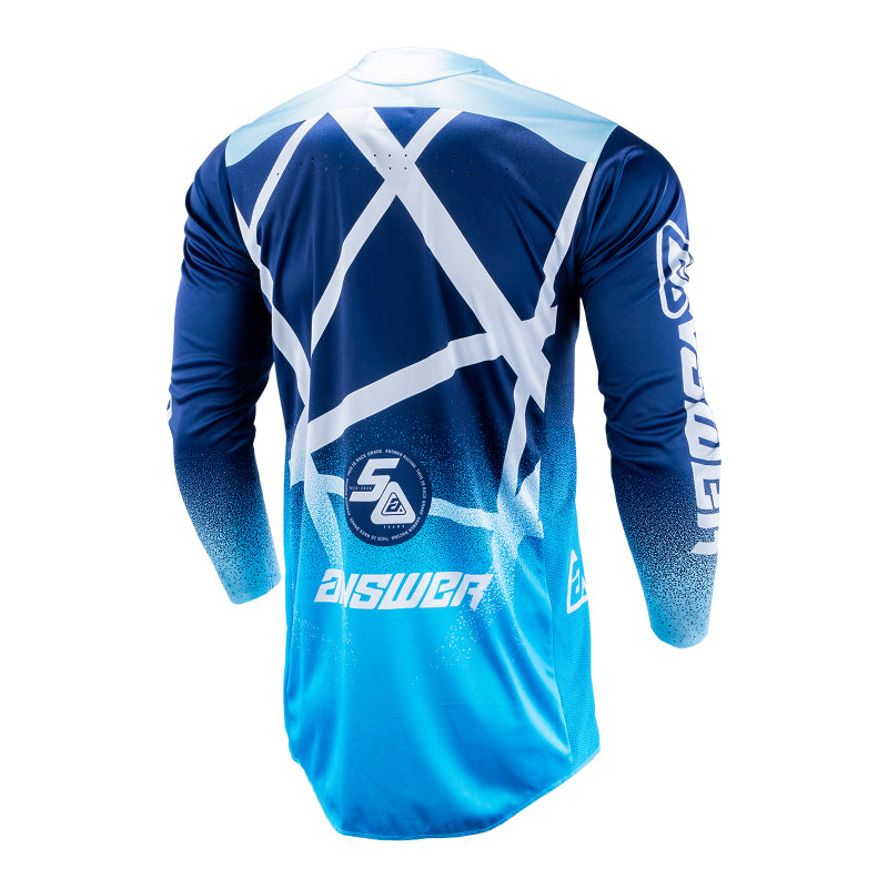 Answer 50th Anniversary LE Elite Chaos Artifacts Jersey for Powersports - 2XL Dark Blue/Blue/White