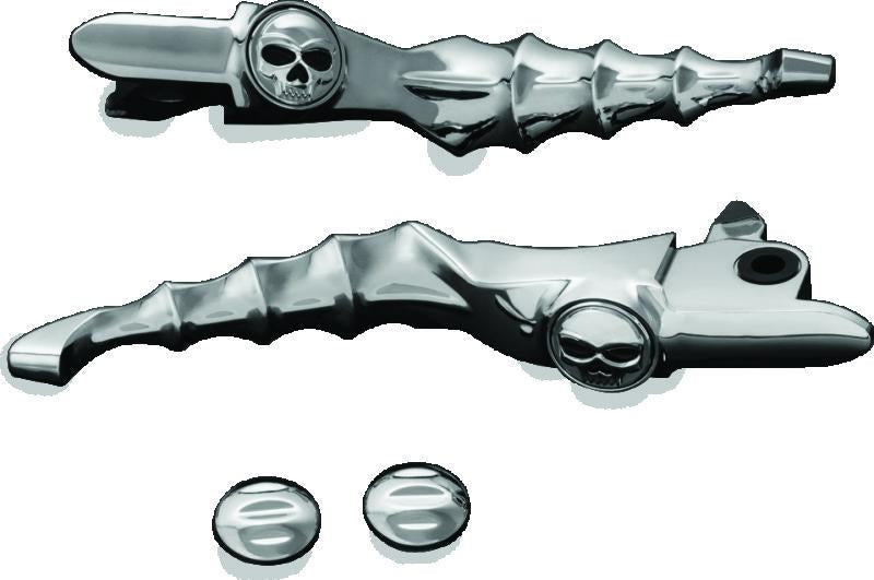 Kuryakyn Zombie Levers for Harley-Davidson 2014-2016 Touring Models - Chrome Finish