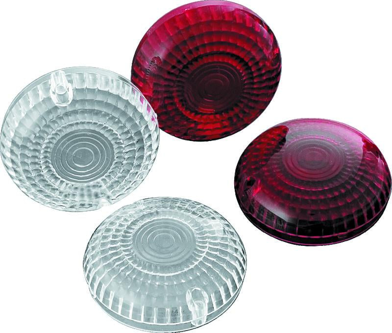Kuryakyn Replacement Turn Signal Lenses for Yamaha V-Star and Road Star Models - Clear or Red