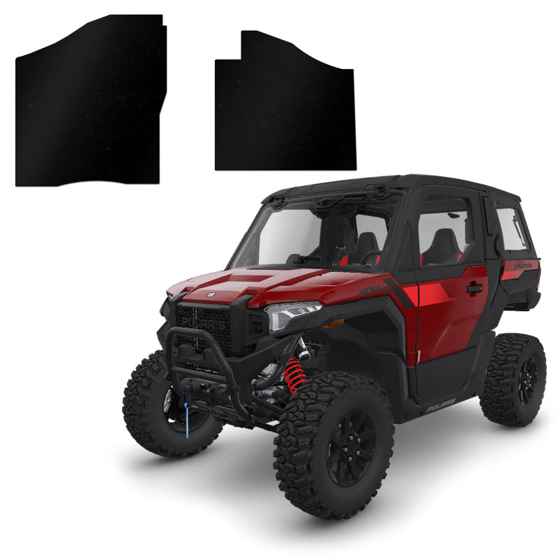 DEI 24-26 Polaris Xpedition ADV 2-Door Floor Mat Set - 2 Piece for Noise Reduction and Durability